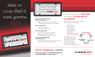 Gamme complète des programmes CADA 360