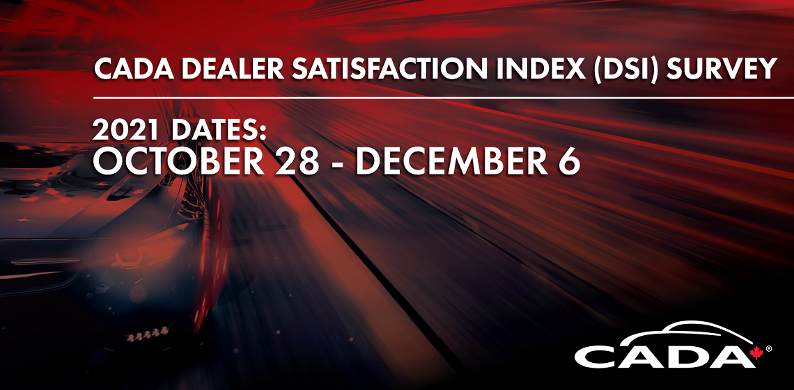 Dealer Satisfaction Index Survey starts October 28